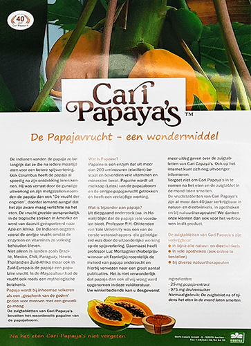 Cari Papaya Poster NL-FR